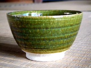 隠居窯の織部釉